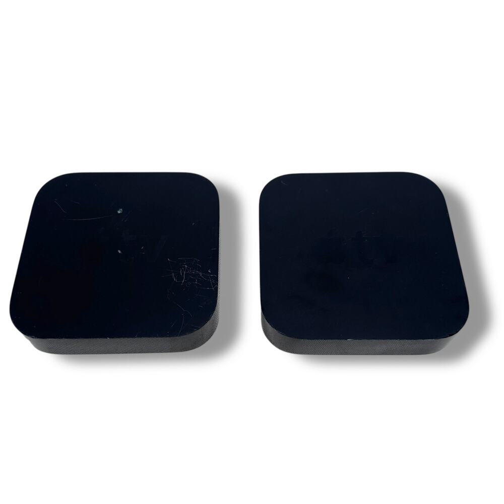 Apple TV Black A1427 3rd Gen Media Wi-Fi 1080p HDMI Lot of 2 UNTESTED FOR‎ PARTS